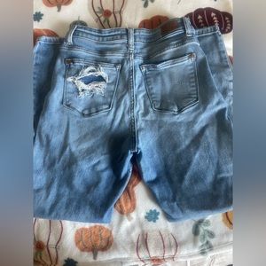 Judy Blue Boyfriend fit ripped jeans